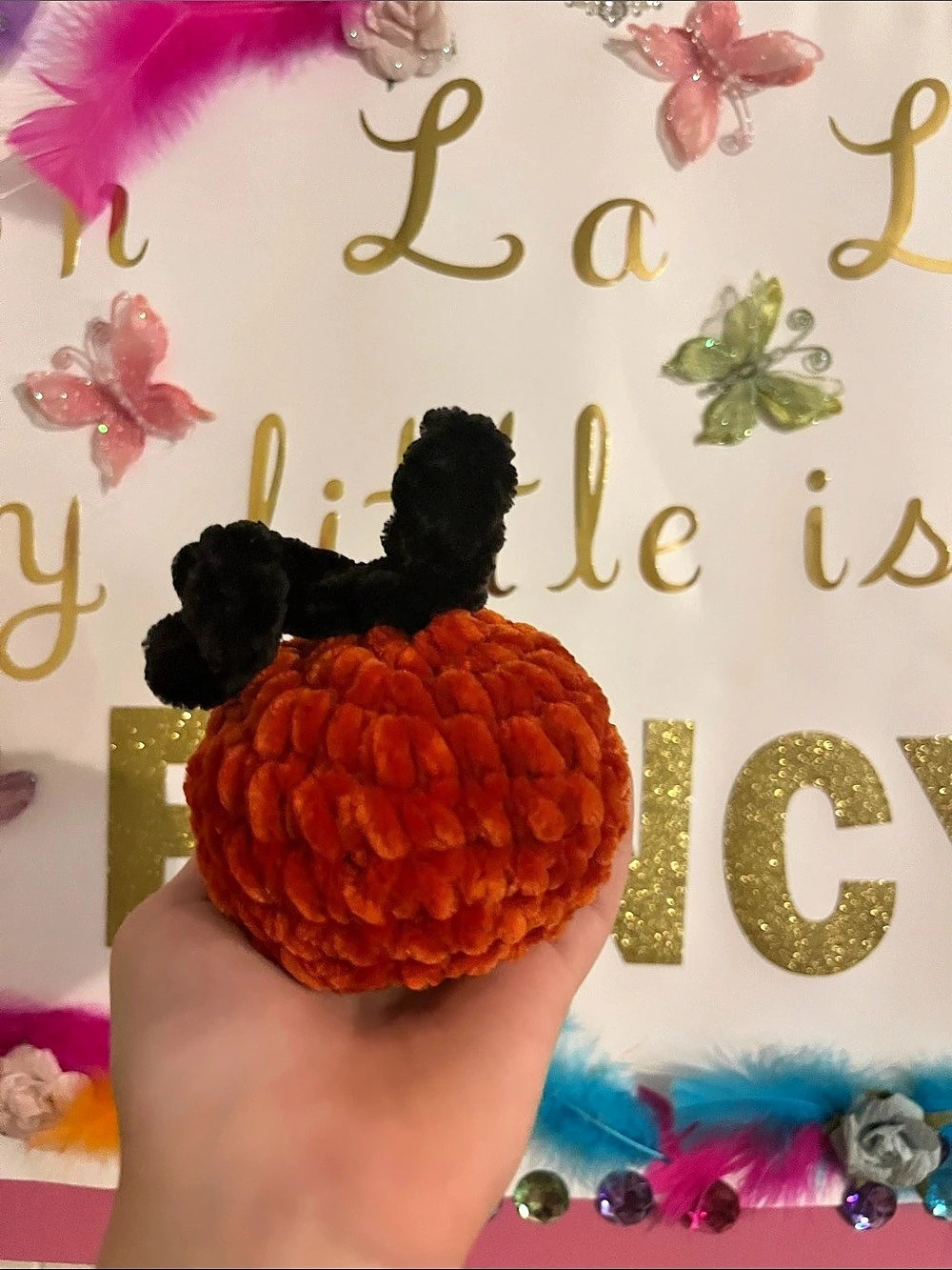 Orange & Black Pumpkin Decor